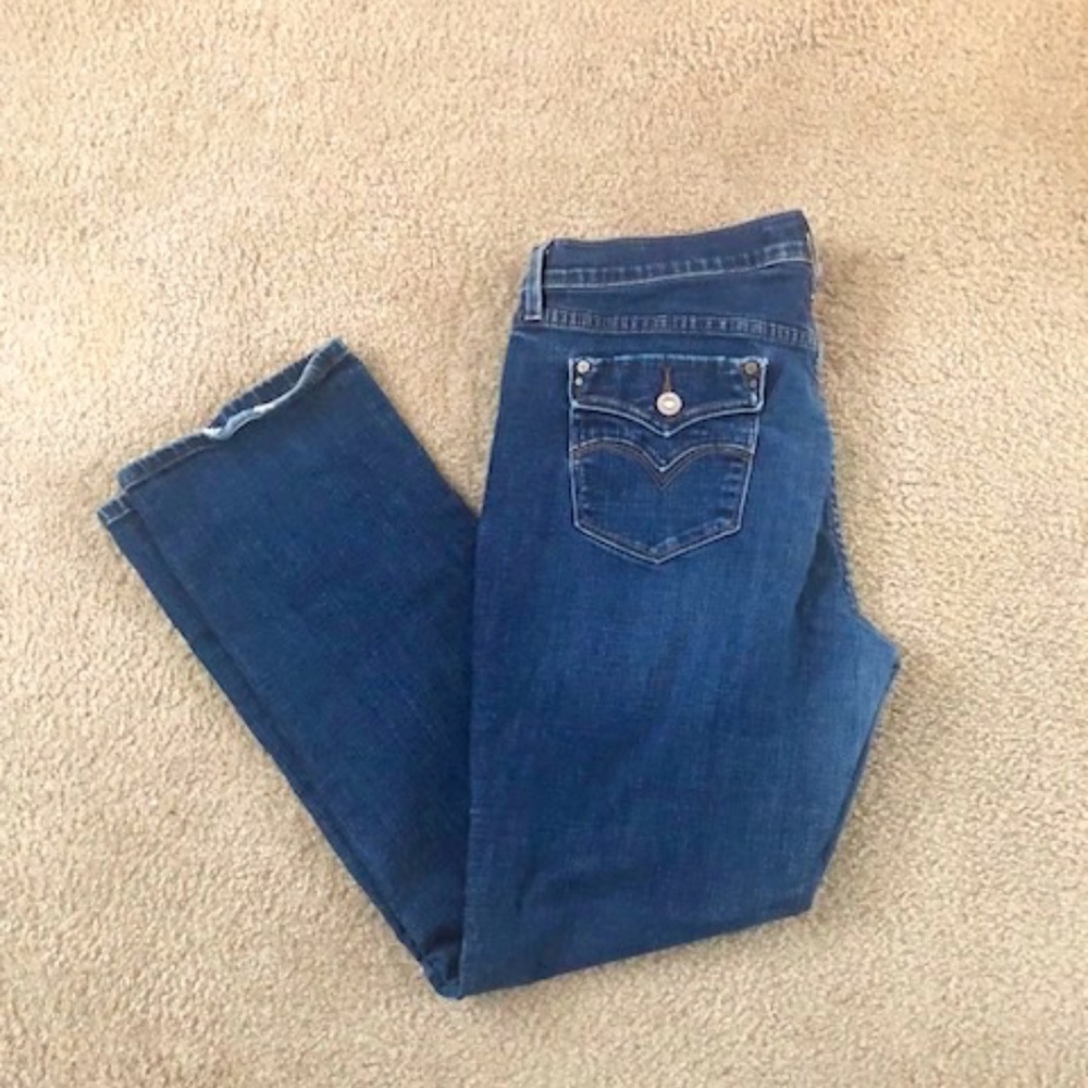 Women's Levis 505 straight leg jeans, sz 12 s/c Excellent Used Condition